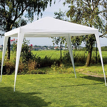 VERDELOOK Gazebo con Struttura in Ferro e Copertura in polietilene, 3x3 m, Bianco