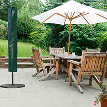 Patio Plus - Copertura per ombrellone da giardino, 160 x 24 x 24 cm, impermeabile, in tessuto, colore: Verde