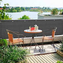 Hanllin - Protezione da sguardi indiscreti per Balcone, in PVC, 90 x 600 cm, con Occhielli e Cordino
