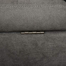 homcom Divano 3 Posti Moderno in Tessuto Grigio con Vano Contenitore e Design Scandinavo, Grigio, 166.5x62x82cm