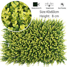 YLiansong-home Siepe Artificiali, Pannelli Artificiale bosso Foglia Pannelli Hedge Screening Scherma UV Protettivo Giardino sul Retro Balcone Terrazze 12 Pezzo per Balcone Recinzione