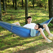 Gojiny Campeggio 2 Persone Appeso Amaca Lettino da Viaggio Portatile con Custodia Sacchetto zanzariera Cinghie per Alberi Corda per Escursioni Allaperto