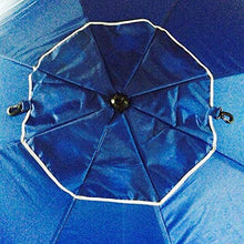 XBR Resistente Tenda da Giardino con ombrellone inclinabile da 2,4 m, Riparo a baldacchino con Parasole con Garza Resistente all'Acqua Pieghevole per Patio/Spiaggia/Piscina/tettoia per Esterni