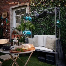 SVANÖ panca pergolato 119x48x179 cm grigio