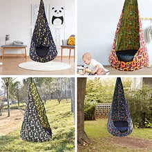Auspilybiber - Amaca per bambini, resistente, con cuscino per bambini, con dondolo, comodo da appendere, morbida e gonfiabile