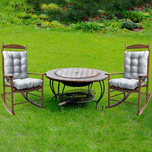 Cacowap 2 Pezzi/Set Cuscino da Giardino per Esterni Cuscino Reclinabile per La Casa Cuscino per Sedia A Dondolo Cuscino per Sedia in Vimini