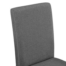 [en.casa] Sedia da Pranzo Nobile in Un Set di 6-90 x 42cm Grigio Scuro
