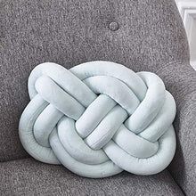 BOENTA Cuscini Decorativi Bambini Cuscino Annodato Cuscino attorcigliato Cuscino Schienale Sedia Cuscino Soffice Cuscino Decorativo per Camera da Letto Green