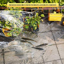 GOODLUKE Telone Trasparente Impermeabile, Tela Pioggia Telo in Plastica PVC Clear Resistente con Occhielli, Coperture in Fogli per Piante da Fiore per Esterno Interno (0,35 mm & 450g/m²),300x400cm