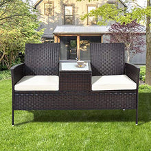 Set Mobili da Giardino Set Mobili da Esterno Arredamento Da Giardino In Rattan Set Da Giardino Panco Da Giardino Giardino Divano Patio Rattan Mobili Divano Weatherproof Per Il Cortile Del Patio A Bord