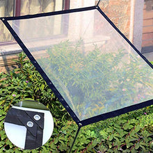 Telone Impermeabile Trasparente, Telone Impermeabile per Esterno Trasparente, Tessuto Esterno in Plastica per Tenda da Sole, Polvere, Facile da Piegare, Adatto per Tutte Le Stagioni.(6.56 x9.84 ft)
