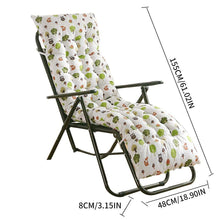 ZYZY - Cuscino per sedia a sdraio, morbido cuscino per chaise longue per interni ed esterni