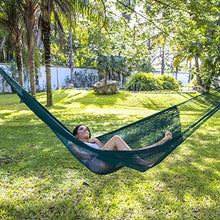 Messicano Amaca a Rete Double Plus Edition Verde Scuro