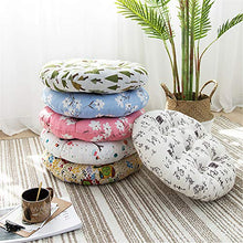 Morbuy Cuscini per Sedia Forma Rotonda, 100% Cotone Spessa Comoda Seduta Traspirante Cuscino per Pavimento per Interno ed Esterno mobili e Arredamento da Giardino (40 * 40,Costume Popolare)