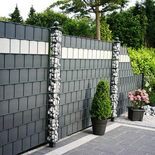Thermoplast® - 6 strisce di protezione per recinzioni, 9,5 x 52 m, colore: Grigio