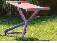 Emu Snooze Poggapiedi Pieghevole Art. 204 Telaio colore Bianco Mat Codice 23 Telo Grigio Chiaro Jersey 300/42
