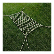 JFFFFWI Rete da Giardino, Rete da carico in Corda Bianca per Rete di Sicurezza per Bambini Balcone Recinzione Rete da Recinzione Patio Protettiva Decorazione da Parete in Cotone per Bambini, per Rin