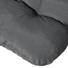 Beautissu Cuscino per sedie da Giardino Flair NL100x50x8cm - Comoda e soffice Imbottitura - Morbido Cuscino per Interni ed Esterni - Ideale Anche per spiaggine - Grigio