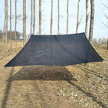 Telo con Rivestimento Superiore in Tessuto Ombreggiato al 90% con Occhielli, Telo Retinato in Rete for Tende da Sole, Prato Nero, 85 G/M² (Size : 2×2m)
