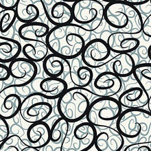 Megadecor- Testiera per letto in PVC, 10 mm, decorativa, design astratto con spirali e riccioli
