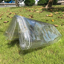 GHHZZQ Telone Copertura 0,3 mm Dick zum Innen Draussen Winddicht Staubdicht Poncho Zugfest Telone Giardino Copertura Impermeabile (Color : Clear, Size : 3x4m)