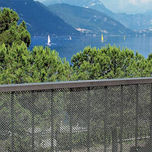 tenax Airy, Rete Decorativa Frangivista e Frangivento per Balconi e Recinzioni, 1,00x5 m Argento