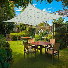 æ— Tenda parasole rettangolare, impermeabile, con corda, per giardino, cortile e feste