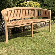 Panca da giardino in teak per arachidi a 3 posti, taglia unica, 5822