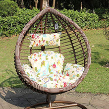 DFGH Swing Chair - Poltrona Sospesa per Lounge - Sedia A Dondolo Sospesa in Rattan per Interno E Esterno