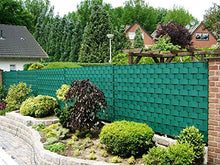 Thermoplast - Set di 6 strisce di protezione per privacy, 9,5 cm x 52 m, verde
