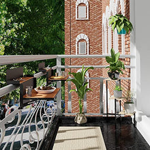 LEVIRA Tavolo Pieghevole da Balcone ForFun, 48 x 35 x 29 - Nero