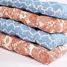Nicole - Cuscino per panca da giardino, 115 x 45 x 10 cm, colore: blu