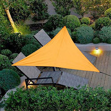 YAOYI Tenda A Vela Triangolare, Tenda da Sole Impermeabile, Protezione UV, per Feste All'aperto in Terrazza Giardino, con Corda (5x5x7m,Verde)