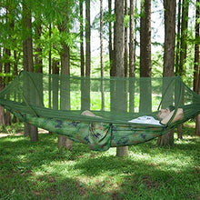 Duokon Amache da Giardino Lettino da Campeggio Portatile Amaca da Viaggio con Zanzariera(Mimetico)