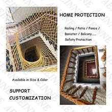 JFFFFWI Rete di Sicurezza per Bambini, Rete di Sicurezza per Bambini Rete da carico Scherma Patio Ringhiera Rete Metallica Rete Metallica Corda Recinzione Scala Ringhiera per Bambini Balcone Protezi
