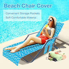 Sdfsa - Coprisedia portatile per piscina, con tasche laterali, per prendisole, per piscina, sdraio, per vacanze