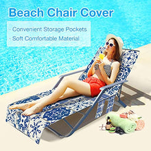 Sdfsa - Coprisedia portatile per piscina, con tasche laterali, per prendisole, per piscina, sdraio, per vacanze