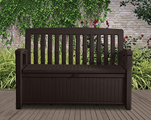 Keter Cuscino Box, Patio Bench, Marrone caffè, 138,6 x 63,5 x 88 cm, 227 Litri, 17202697 