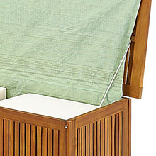 Deuba Cassapanca da Giardino 117x50x59cm Legno Acacia Baule Contenitore Esterno multibox portacuscini Fodera Interna