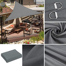 Hands DIY Tenda a Vela Triangolare 3x3x3m, Vela Ombreggiante Triangolare Esterno, Protezione Raggi UV, Tende a Vela Solare per Terrazzo Giardino Balcone