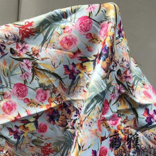 Tessuto decorativo per fiori rosa colibrì, 0,5 m