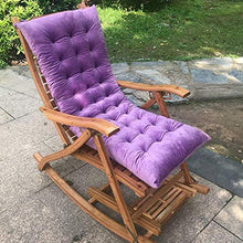 ZHBH - Cuscino per sedia a dondolo da appendere, impermeabile, addensato da appendere, per patio, giardino, multicolore a scelta, 90 x 120 cm