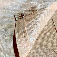 æ— Panno per la privacy, 5 x 0,9 m, con occhielli in rete per parabrezza e telo in corda, fascette con zip incluse