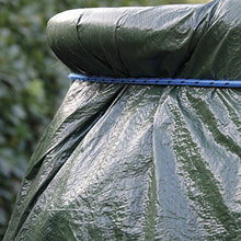 VERDELOOK Telo occhiellato Multiuso in polietilene, 10x6 m, Verde/Blu, coperture