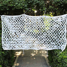 AWCPP Camo Netting Shading Net Camouflage Net Net | Decorazione Di Reticolato Ombra, Pieghevole Facile da Traspirante | per Camping Photography Jungle, Bianco,6 * 6M.