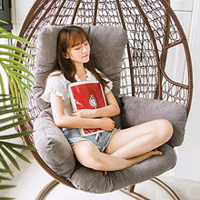 Cuscino per Sedia a Cesto Appeso,60 X 120 cm Cuscino per Sedia a Dondolo per Uovo,Sedile per Sedia a Dondolo Rimovibile e Lavabile per Interni Patio Esterno Cortile Giardino