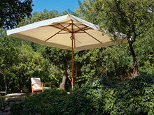 My Garden Oasis Ombrellone da Giardino, 3 x 3 Metri, Ecru & Amazon Basics Copertura per ombrellone