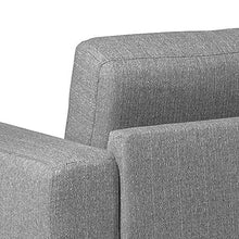 Amazon Brand - Movian Morat - Divano a 3 posti, 90 x 212 x 80 cm (Lu x La x A), grigio chiaro