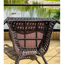 HLZY Tavolo in Vimini in Rattan mobili in Patio e Set Sedia, Arredamento da Esterno Tavolo da Giardino e sedie Set Patio Conservatorio Indoor Outdoor Table Table Patio Conversazione