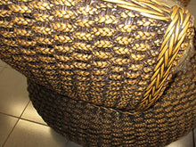 fantasie d oriente Poltrona Relax Rattan BANANO Arredamento Giardino Vimini per Esterno Interno
